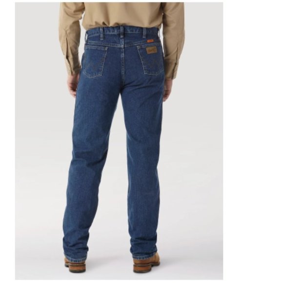 WRANGLER® FR FLAME RESISTANT ORIGINAL FIT JEAN - STONEWASH IN STONEWASH - 42x34 - Picture 3 of 4